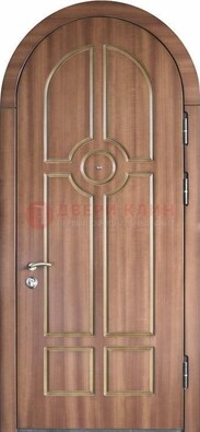 Арочная дверь с отделкой массивом ДА-35 в Чехове