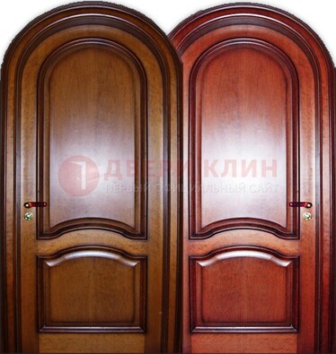 Входная арочная дверь МДФ внутри ДА-5 для сельского дома в Чехове