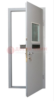 Белая металлическая дверь в кассу ДКС-1 в Ростове-На-Дону