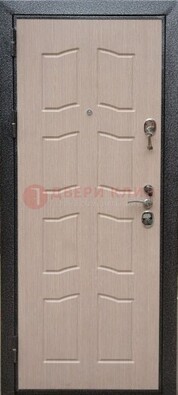 Легкая металлическая дверь с МДФ ДМ-109 в Чехове