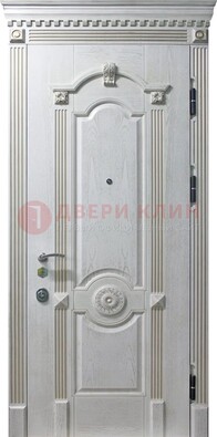 Белая дверь с МДФ ДМ-525 в Чехове