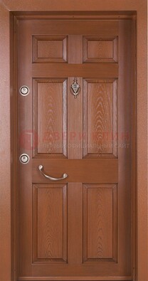 Классическая входная дверь с массивом дуба ДМД-54 в Электрогорске