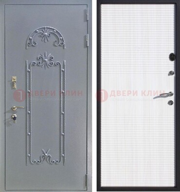 Черная входная дверь с порошковым покрытием ДП-67 в Ставрополе