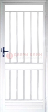 Железная решетчатая дверь белая ДР-32 в Чехове