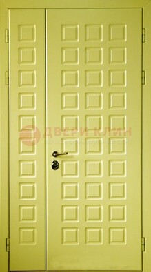 Салатовая тамбурная дверь ДТМ-28 