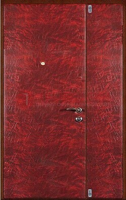 Красная тамбурная дверь ДТМ-33 в Чехове