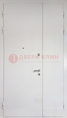 Современная полуторная стальная дверь с МДФ панелью ПЛ-25 в Чехове